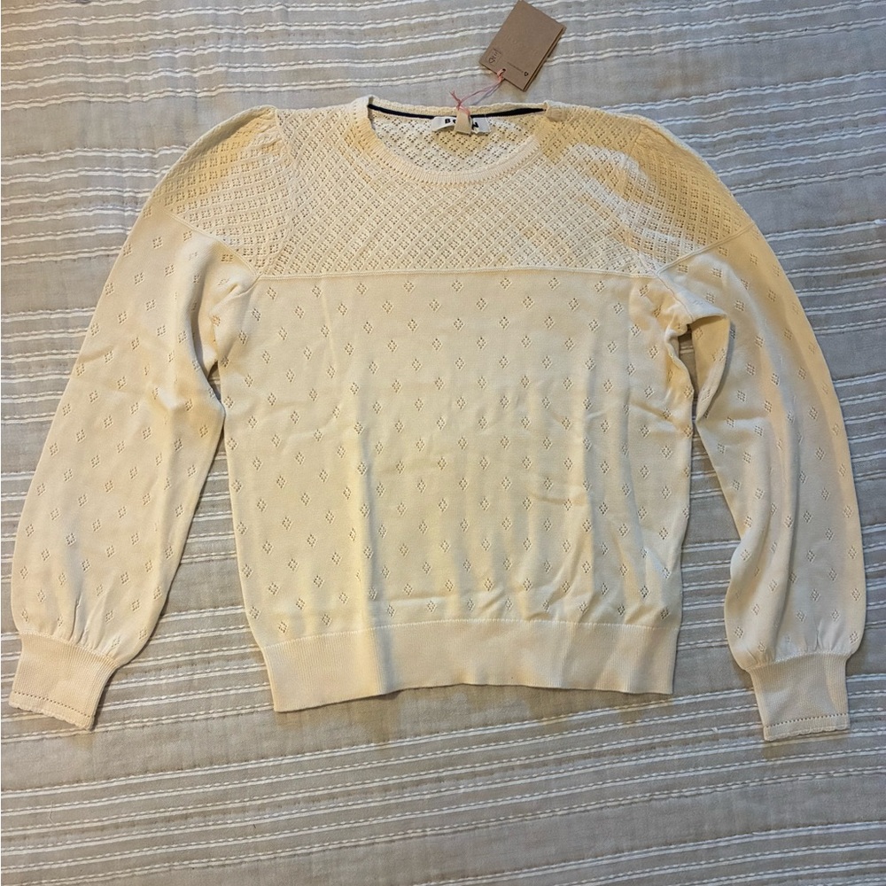 Boden pointelle sweater